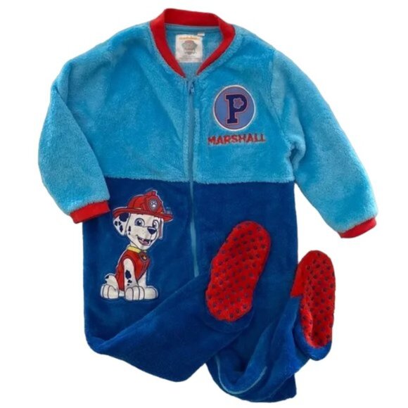 Nickelodeon Paw Patrol Marshall Footie Colourblock Pajamas 2T (92 cm) - Picture 11 of 11